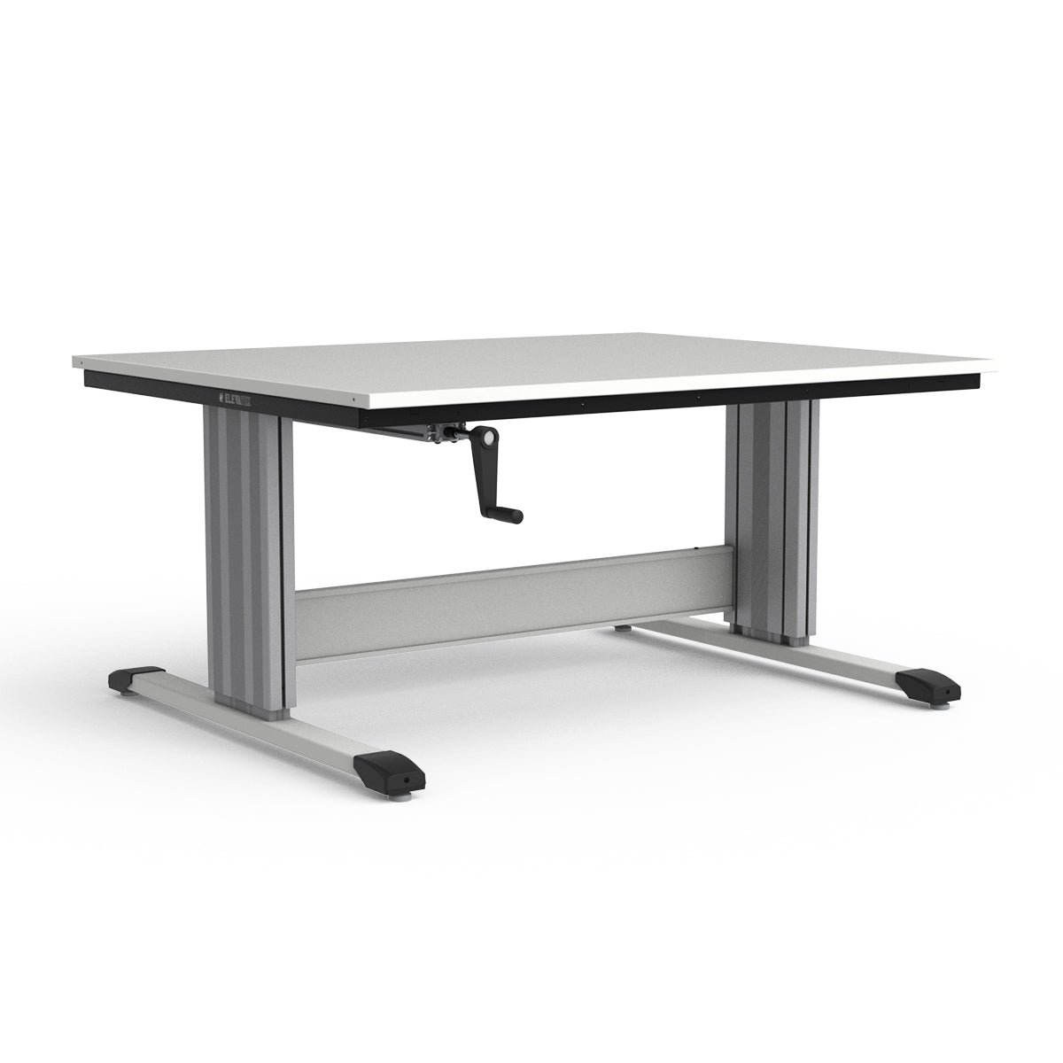 Adjustable Height Workbench - Painted Steel Top