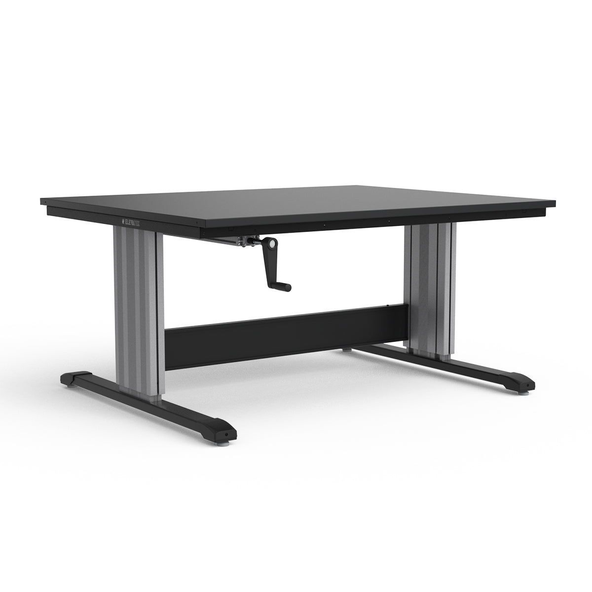 Adjustable Height Workbench - Painted Steel Top