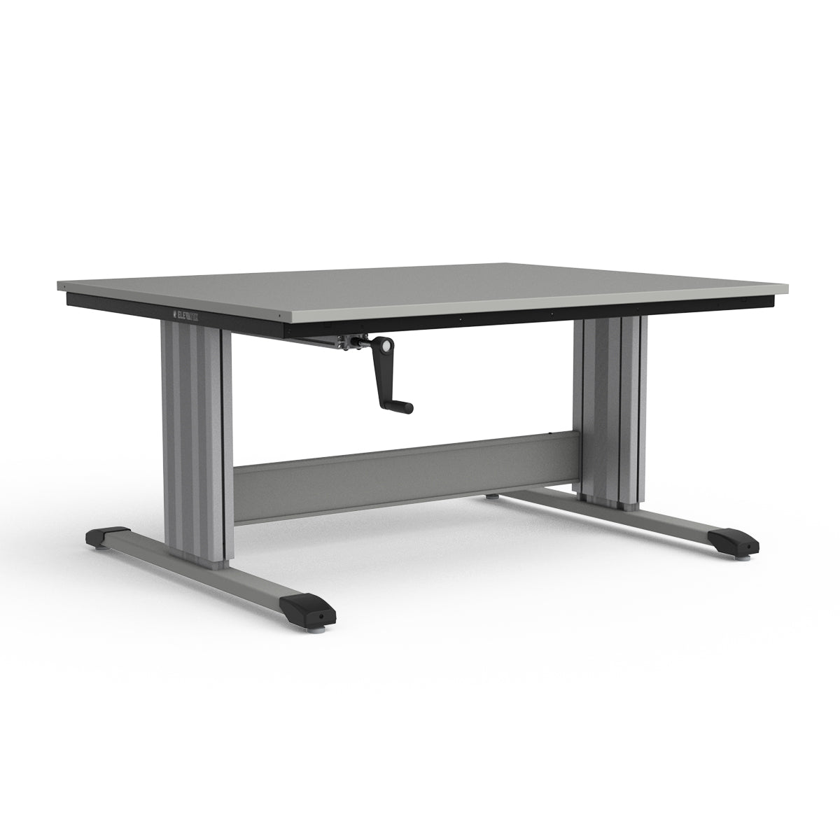 Adjustable Height Workbench - Painted Steel Top