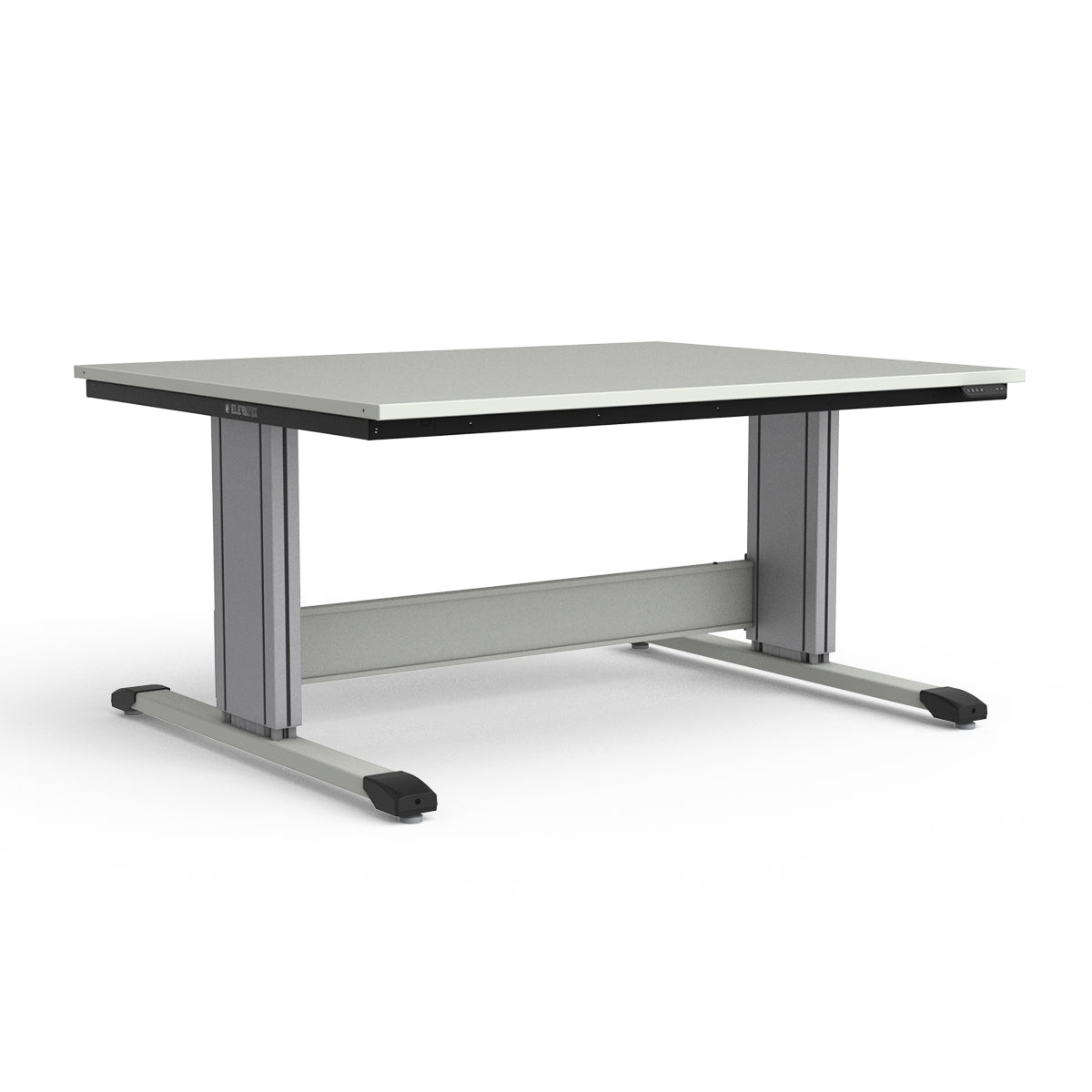 Adjustable Height Workbench - Painted Steel Top