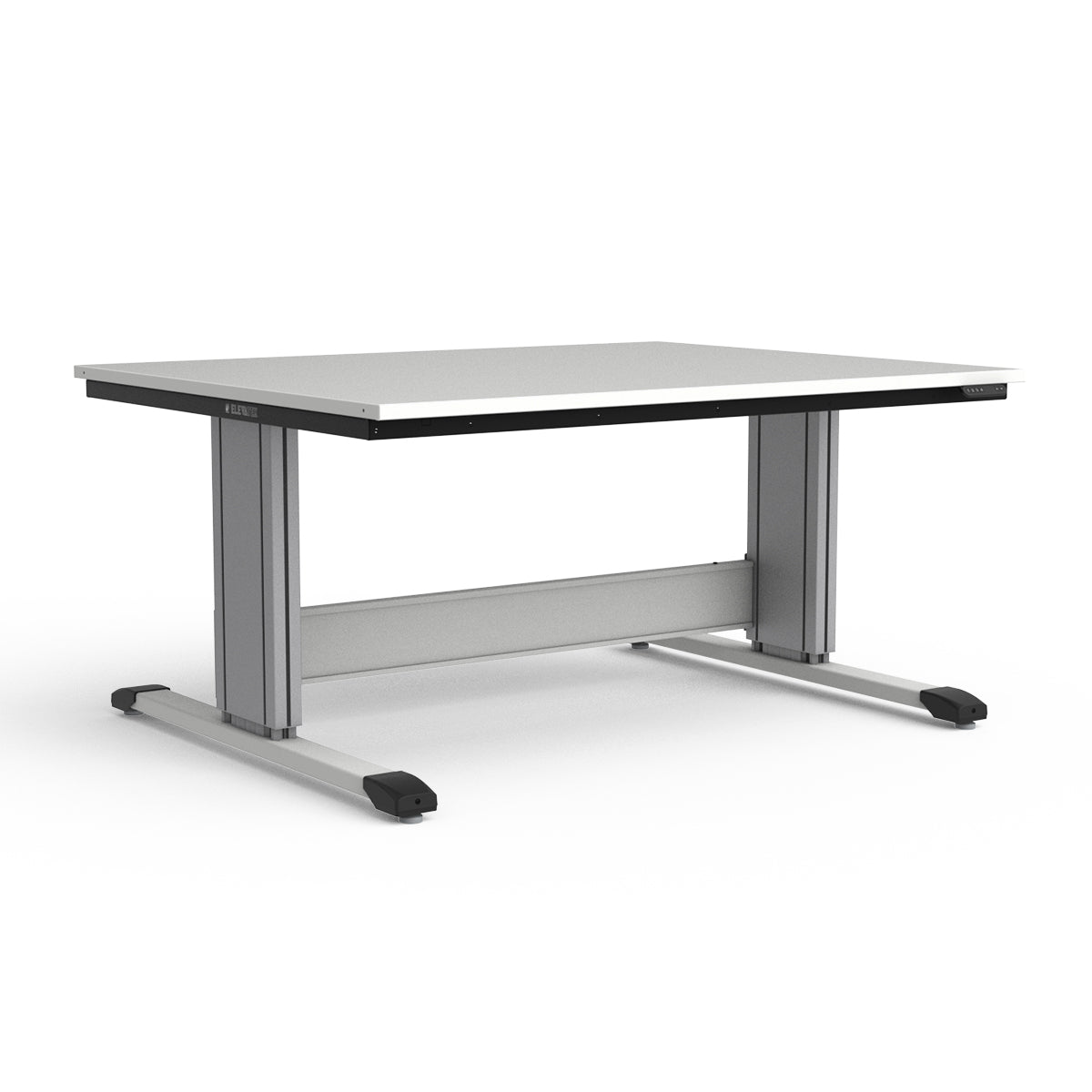 Adjustable Height Workbench - Painted Steel Top