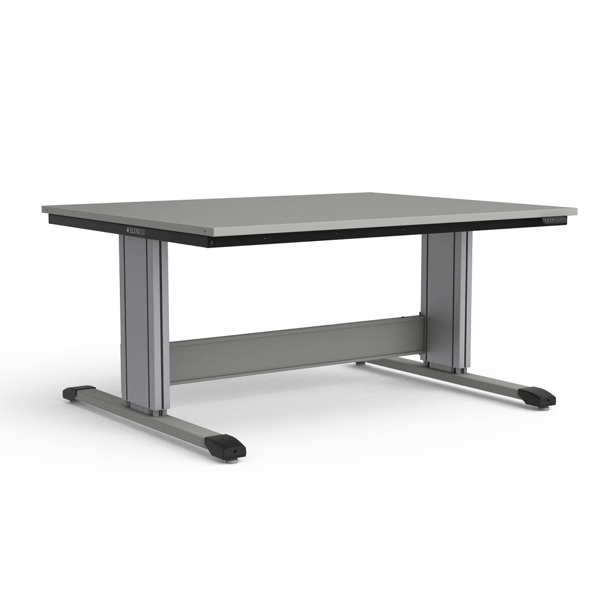 Adjustable Height Workbench - Painted Steel Top