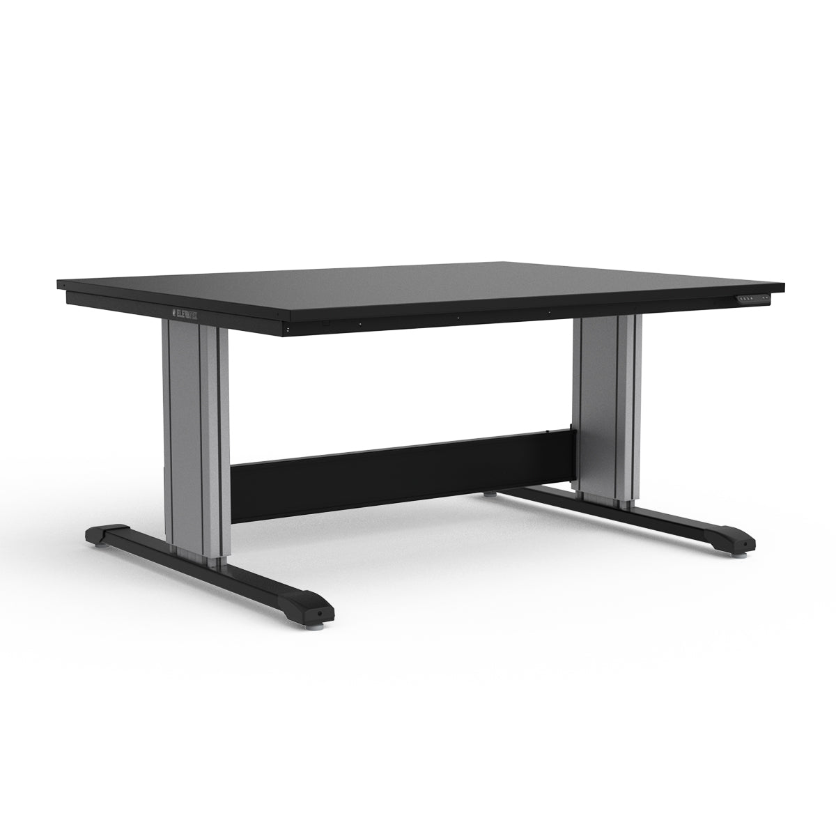 Adjustable Height Workbench - Painted Steel Top