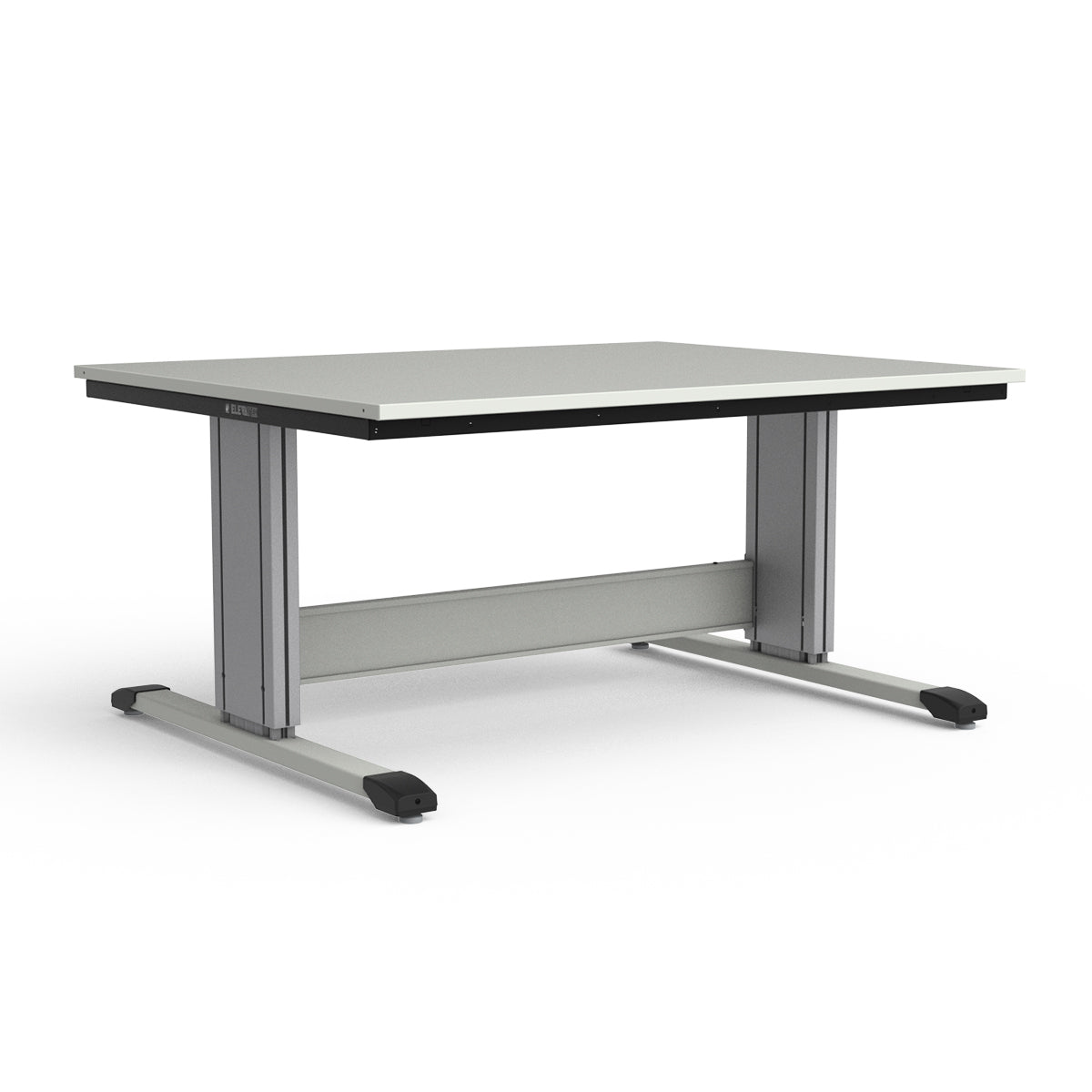 Adjustable Height Workbench - Painted Steel Top