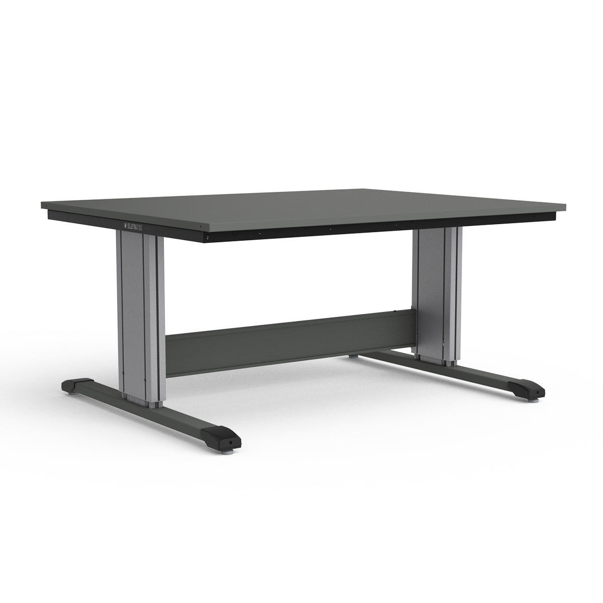 Adjustable Height Workbench - Painted Steel Top