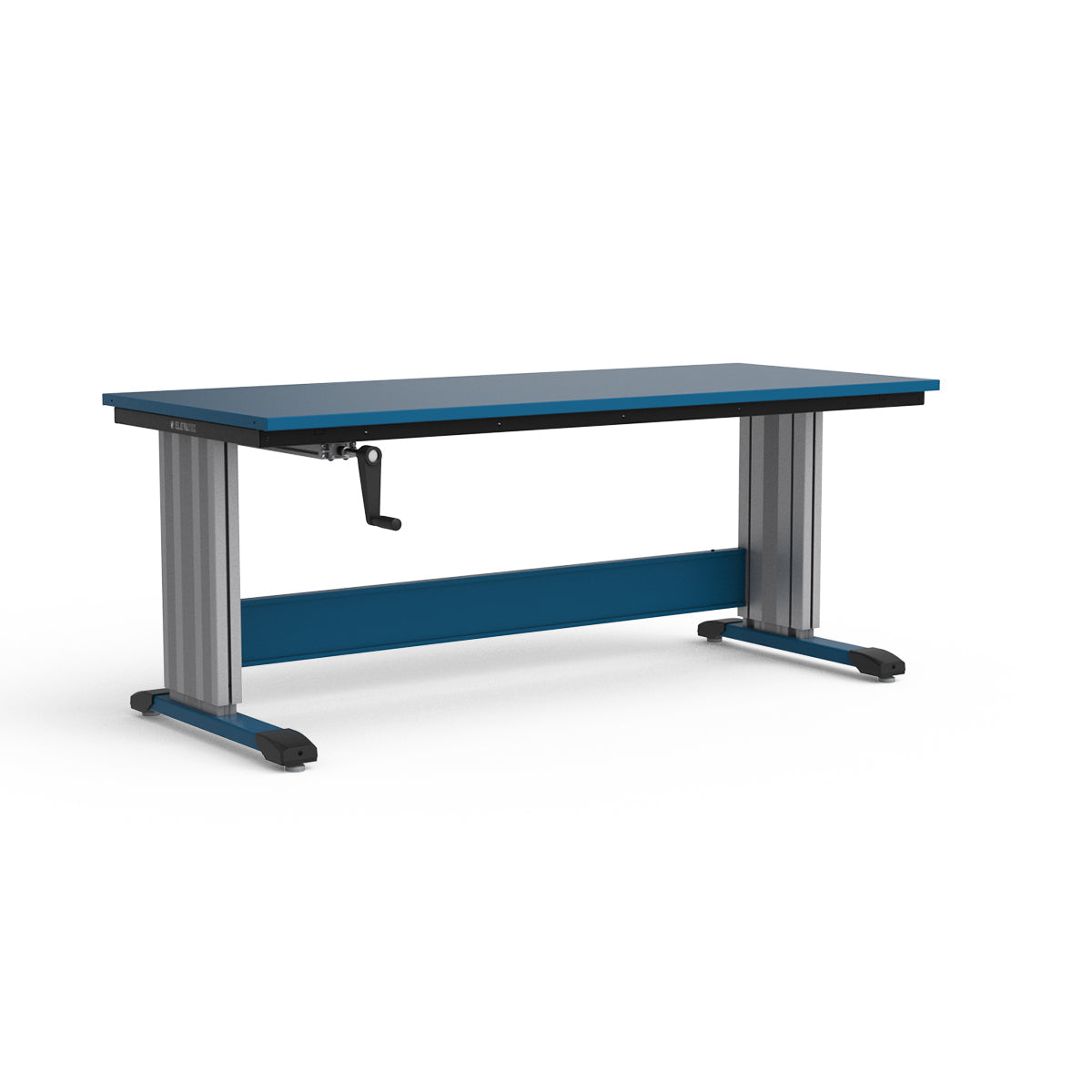 Adjustable Height Workbench - Painted Steel Top