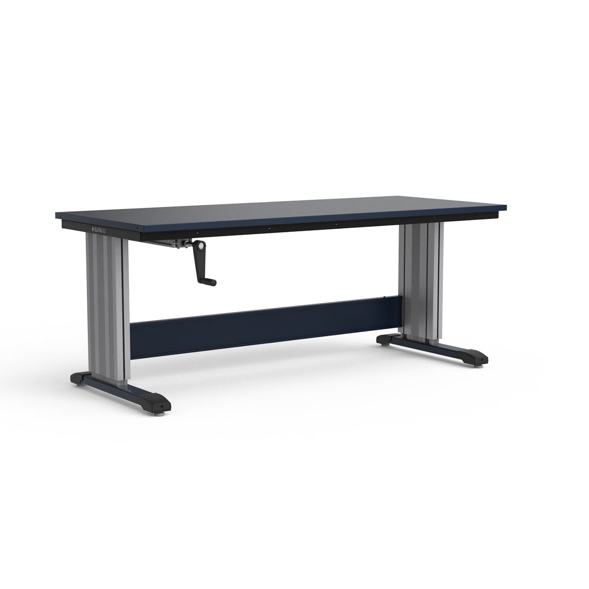 Adjustable Height Workbench - Painted Steel Top