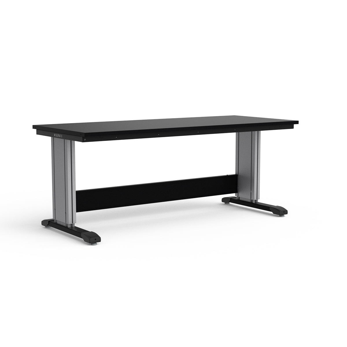 Adjustable Height Workbench - Painted Steel Top