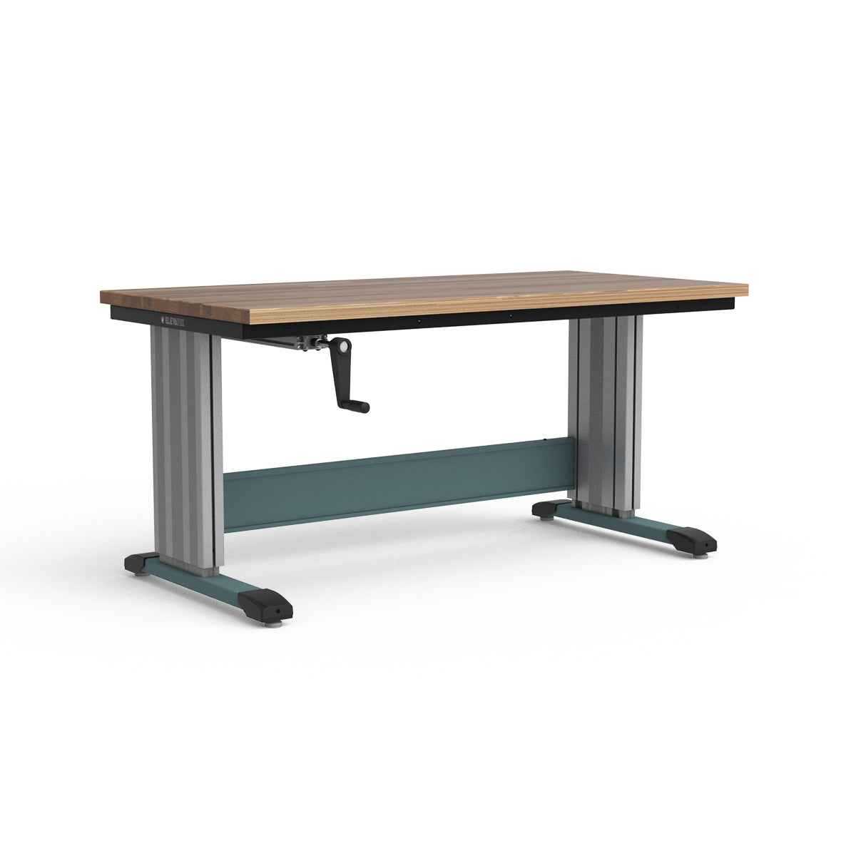 Adjustable Height Workbench - Laminated Wood Top