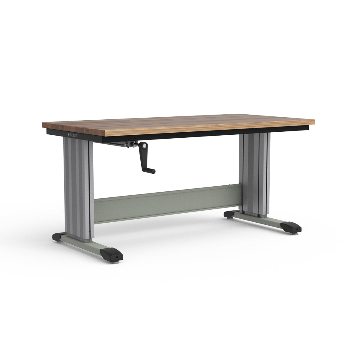 Adjustable Height Workbench - Laminated Wood Top