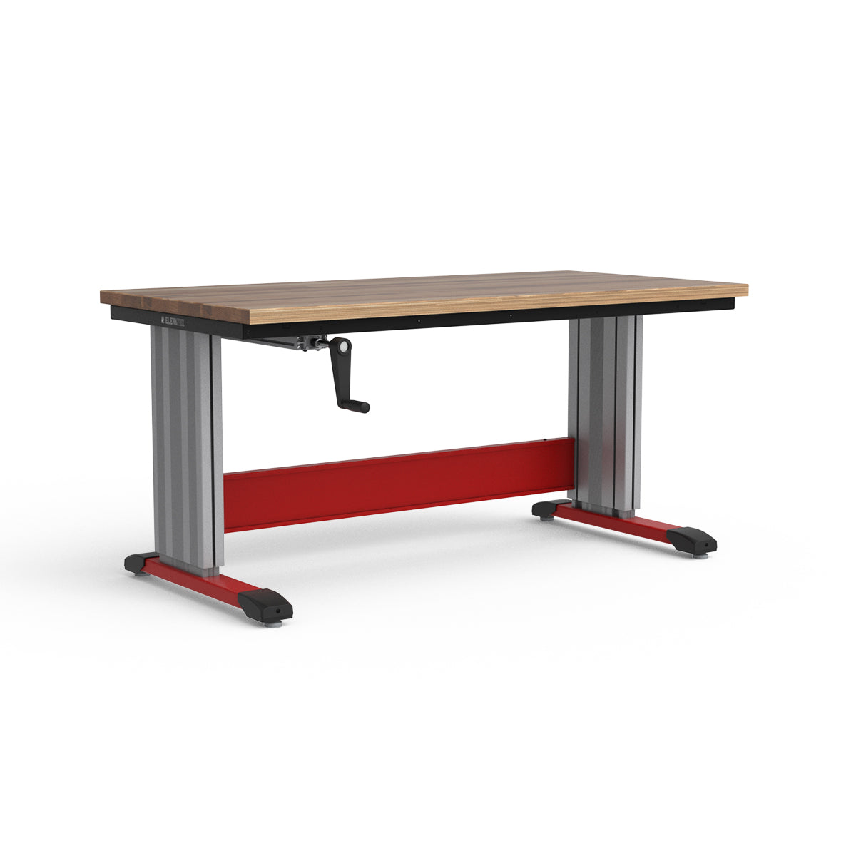 Adjustable Height Workbench - Laminated Wood Top