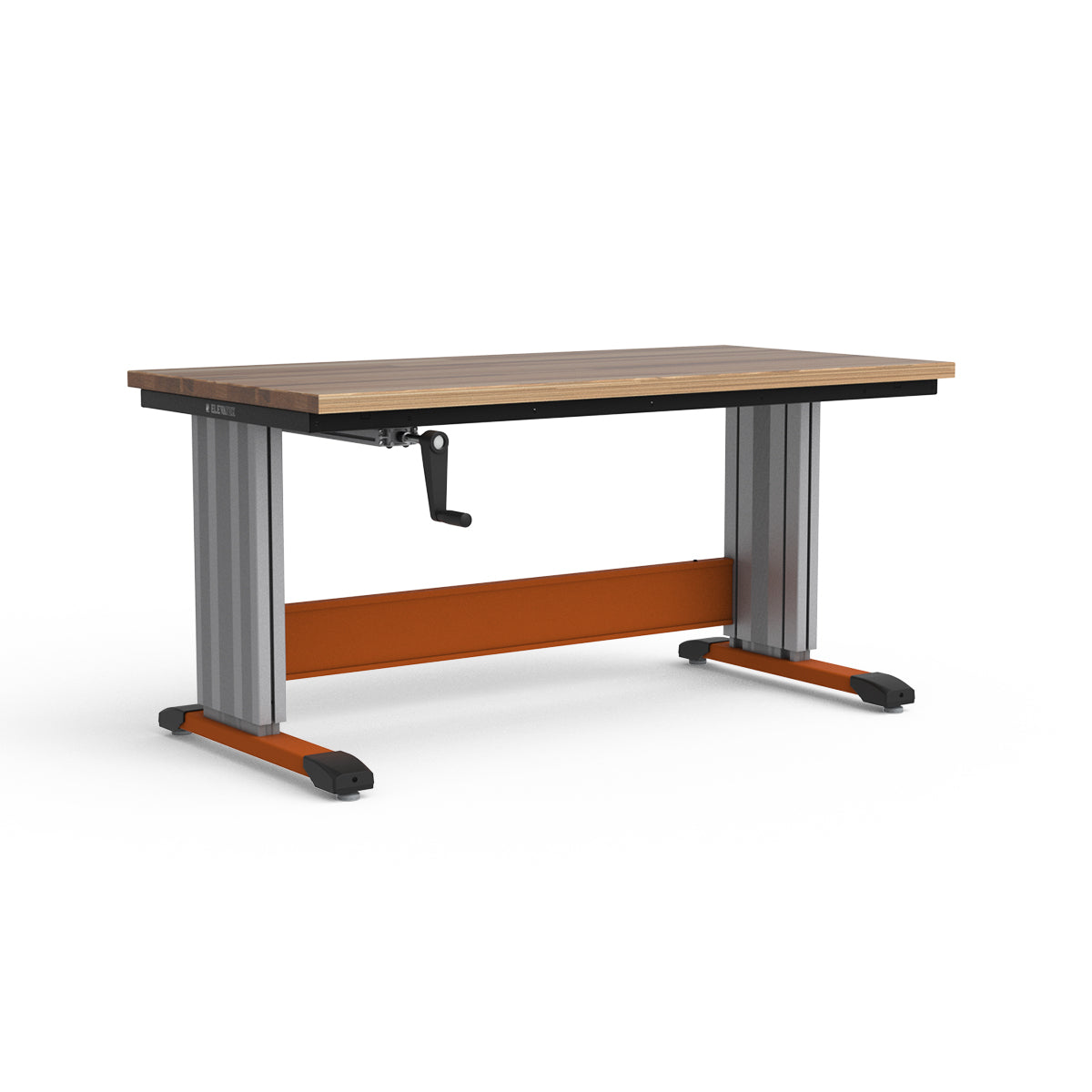 Adjustable Height Workbench - Laminated Wood Top