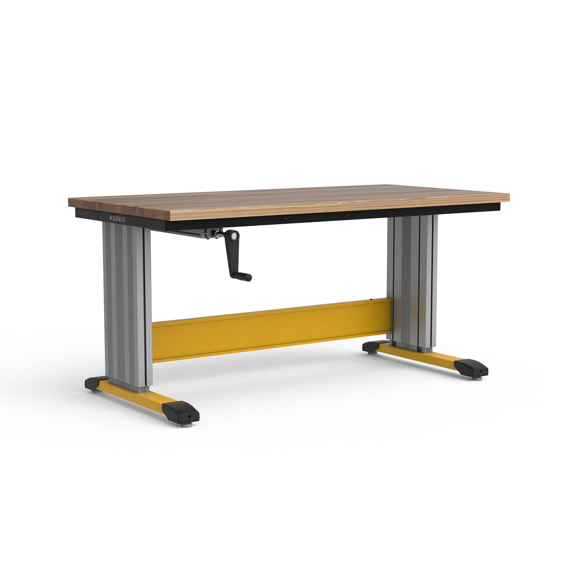 Adjustable Height Workbench - Laminated Wood Top
