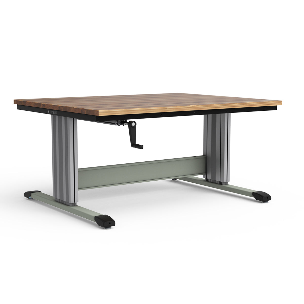 Adjustable Height Workbench - Laminated Wood Top