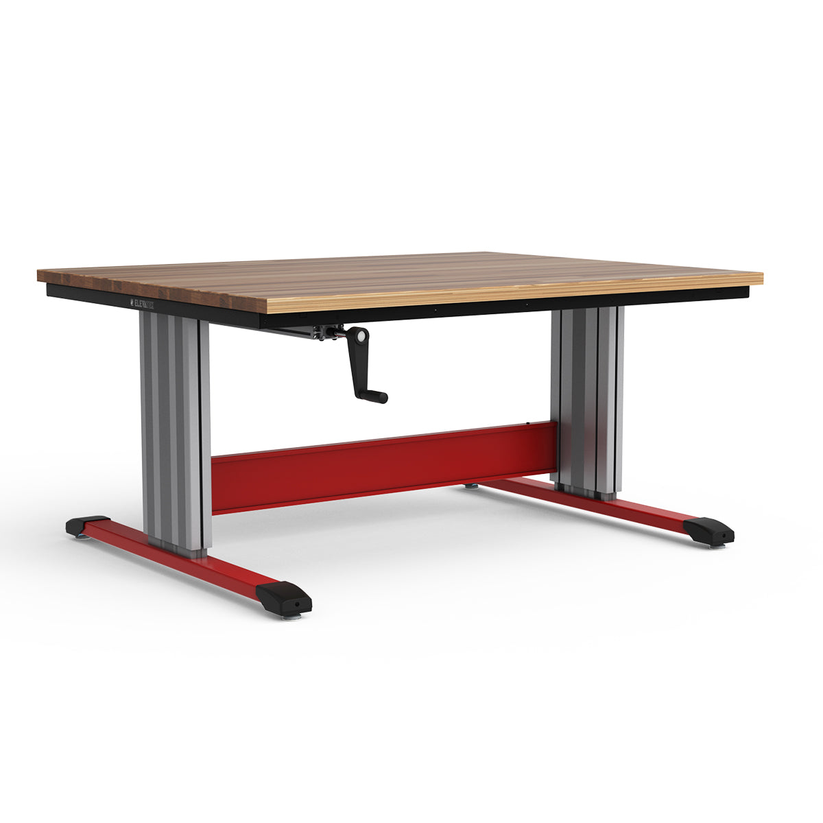Adjustable Height Workbench - Laminated Wood Top