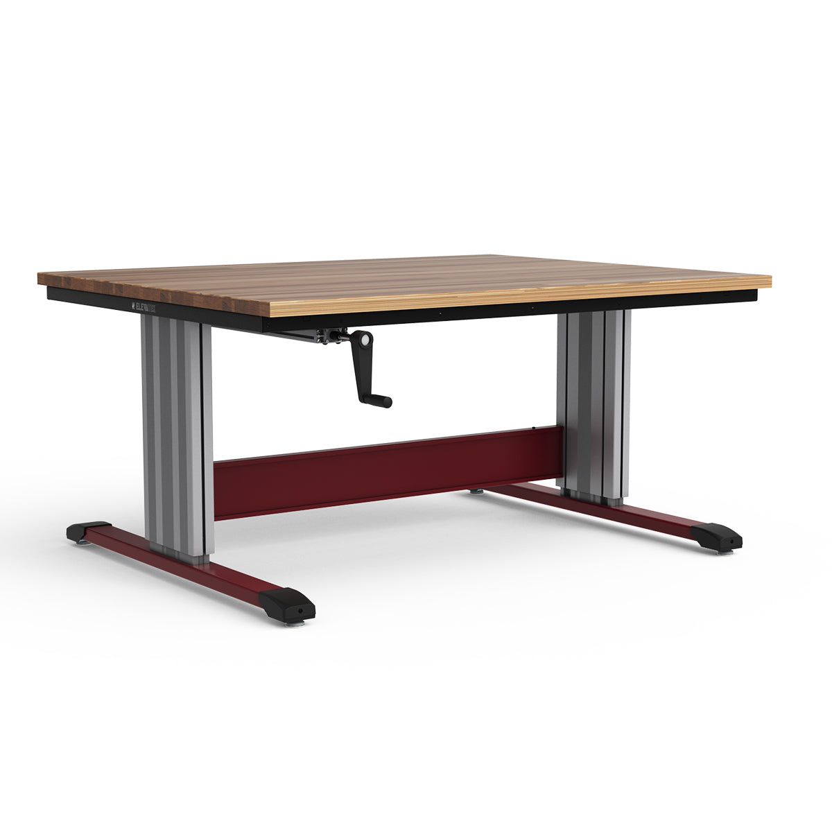 Adjustable Height Workbench - Laminated Wood Top
