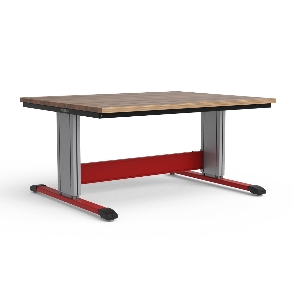 Adjustable Height Workbench - Laminated Wood Top