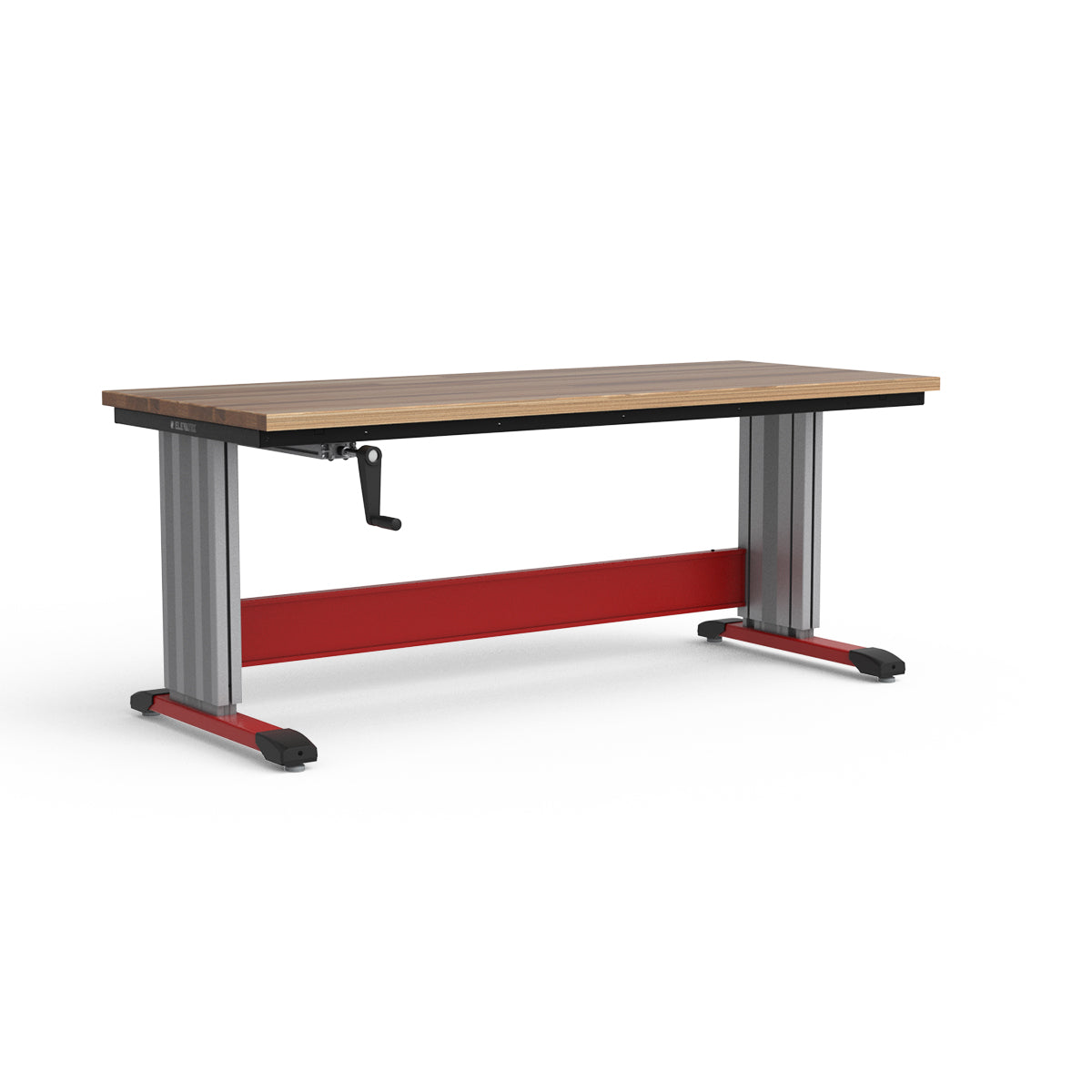 Adjustable Height Workbench - Laminated Wood Top