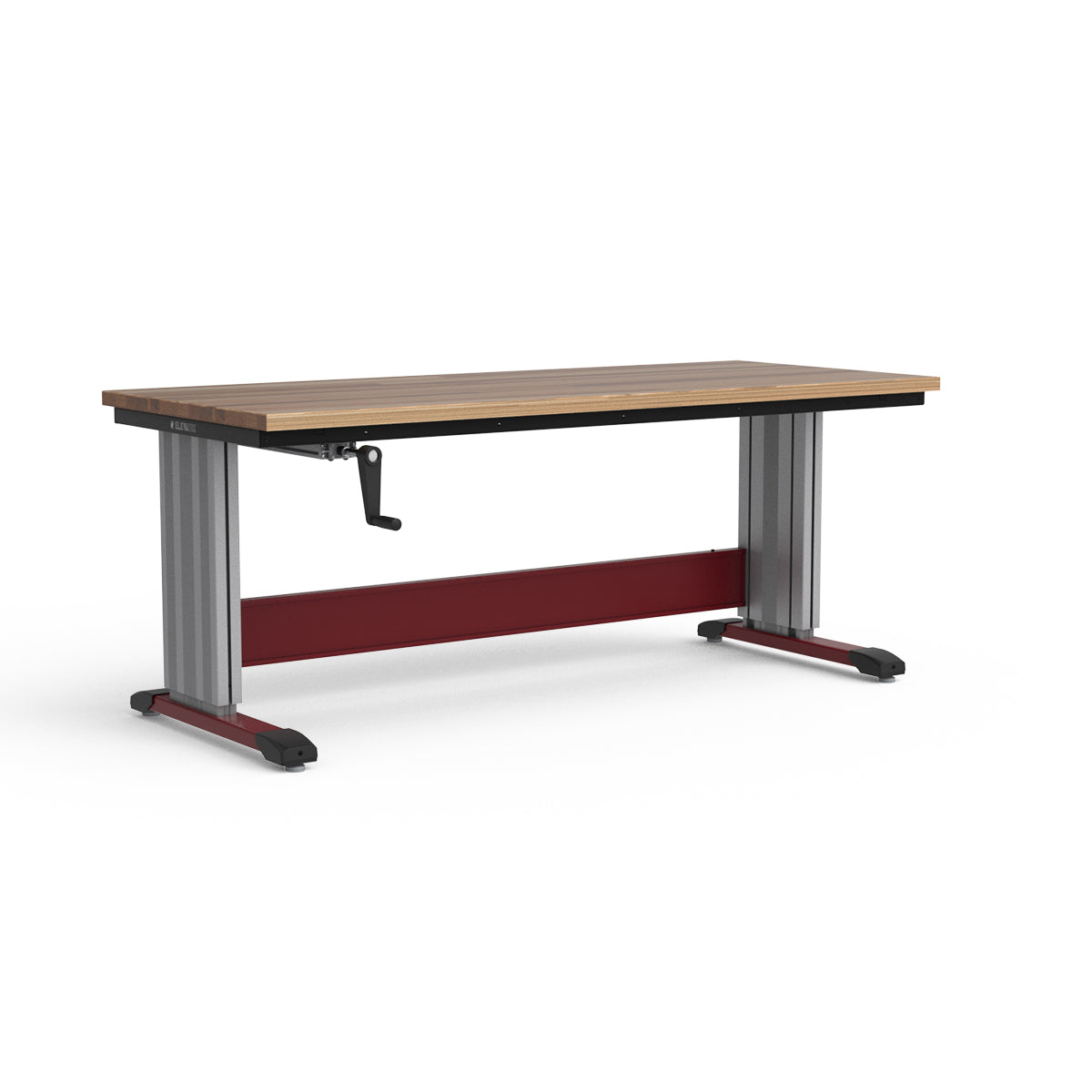 Adjustable Height Workbench - Laminated Wood Top
