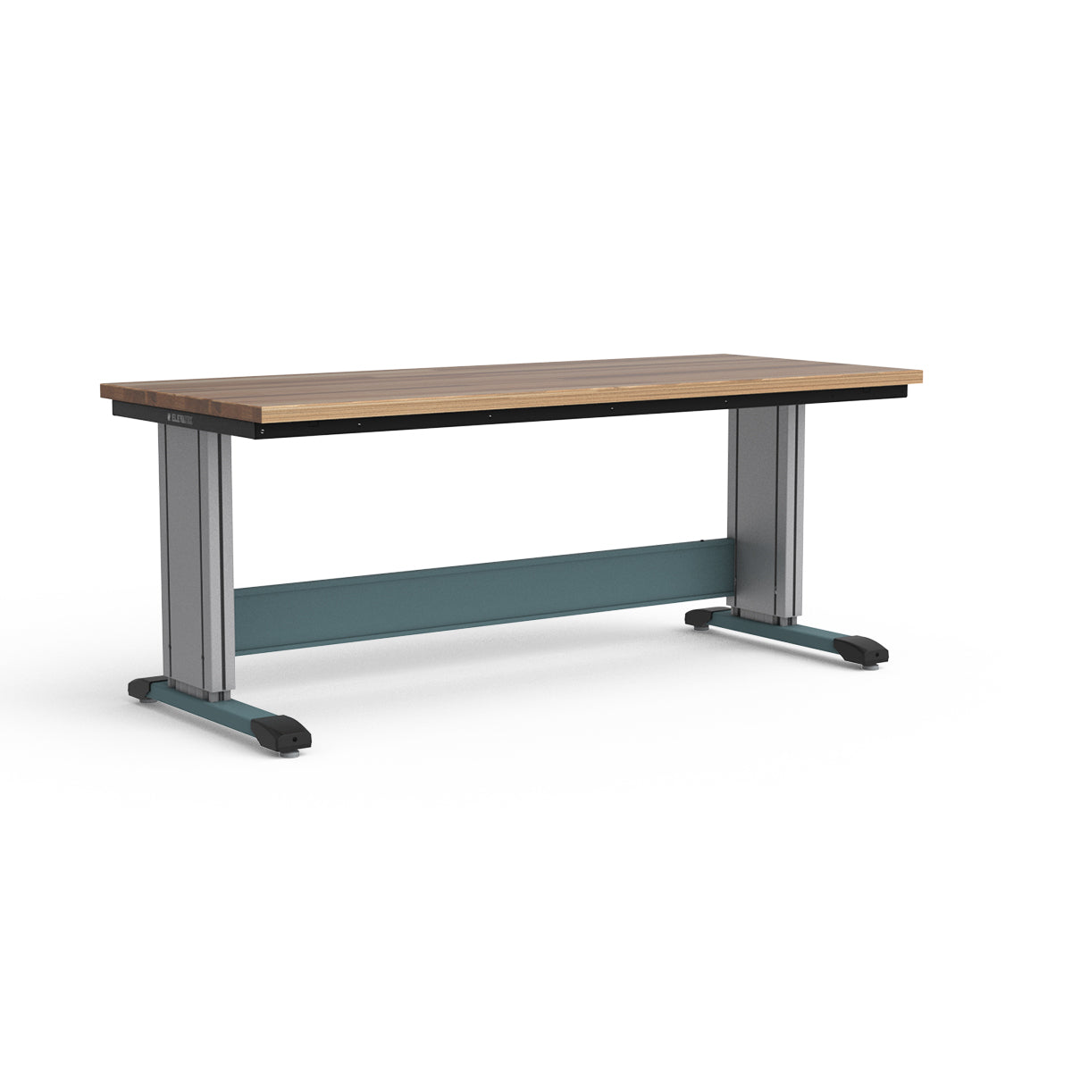 Adjustable Height Workbench - Laminated Wood Top