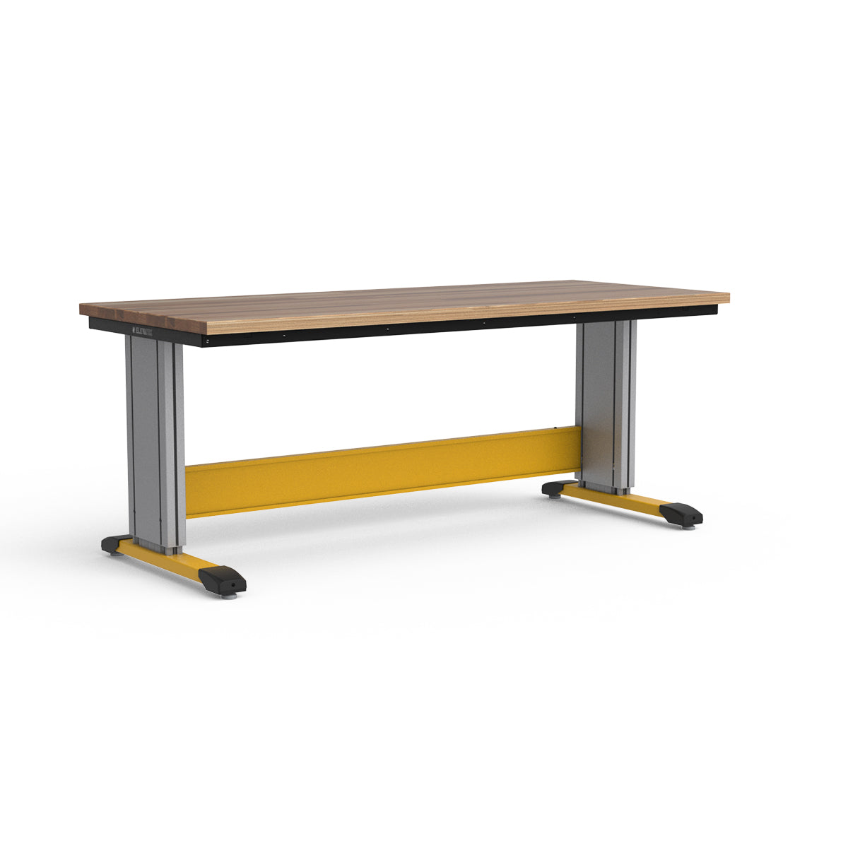 Adjustable Height Workbench - Laminated Wood Top