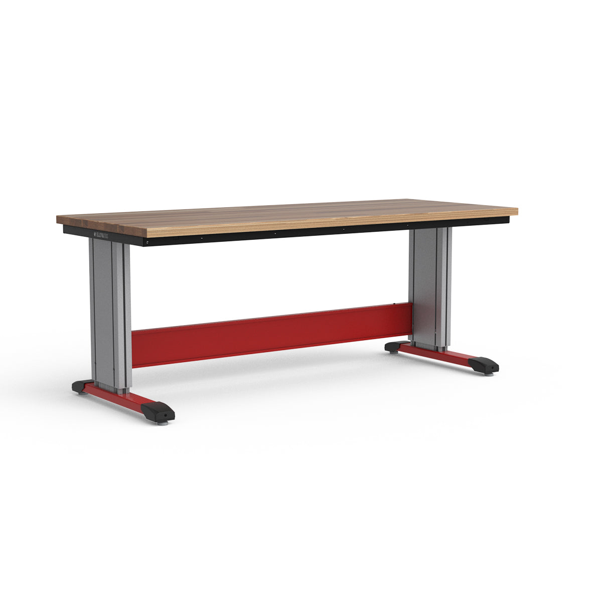 Adjustable Height Workbench - Laminated Wood Top