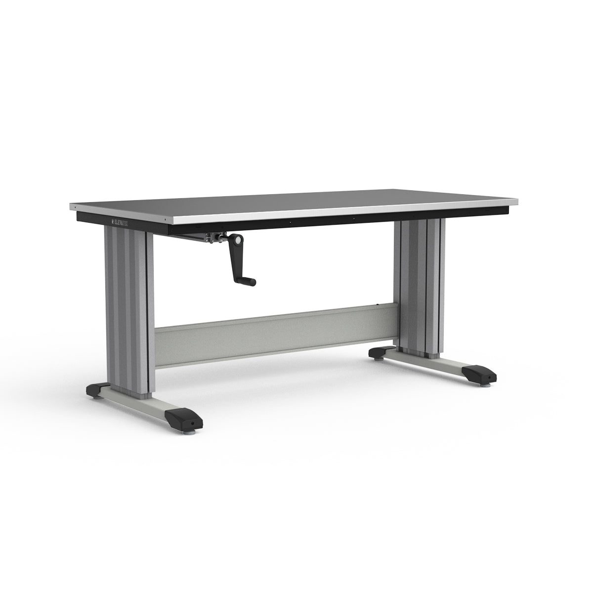 Adjustable Height Workbench - Stainless Steel Top