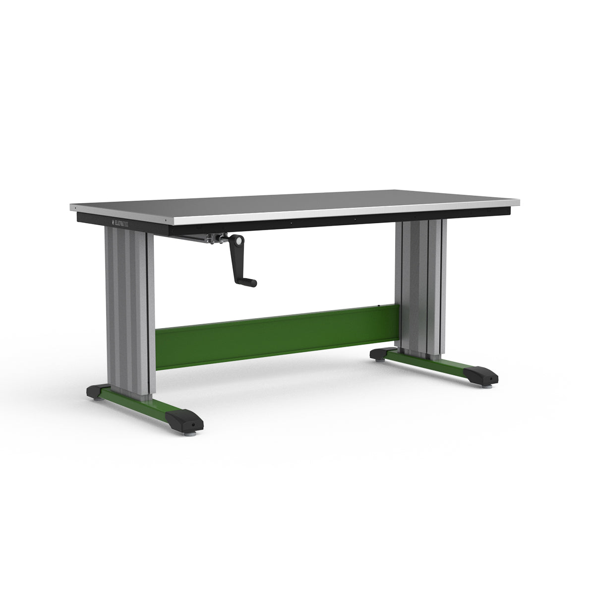 Adjustable Height Workbench - Stainless Steel Top