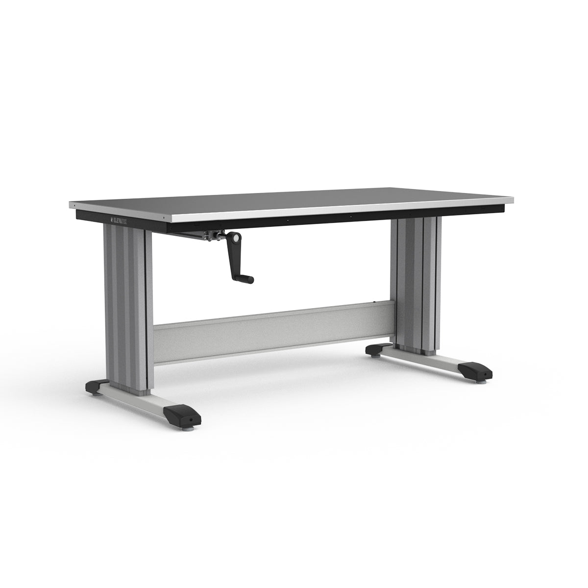 Adjustable Height Workbench - Stainless Steel Top