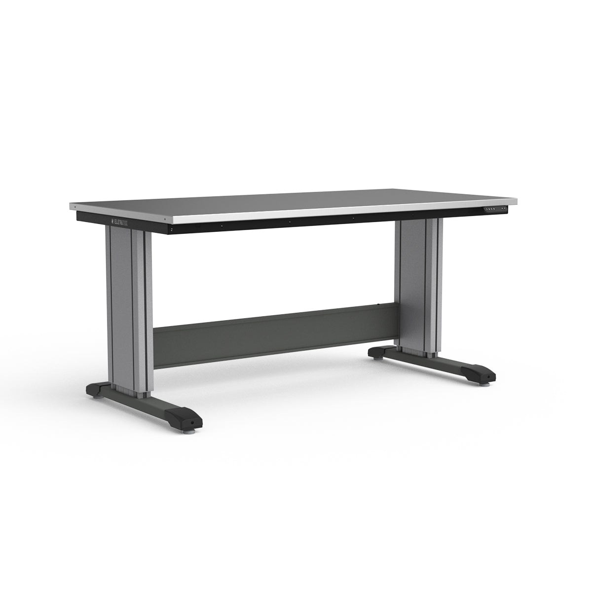 Adjustable Height Workbench - Stainless Steel Top