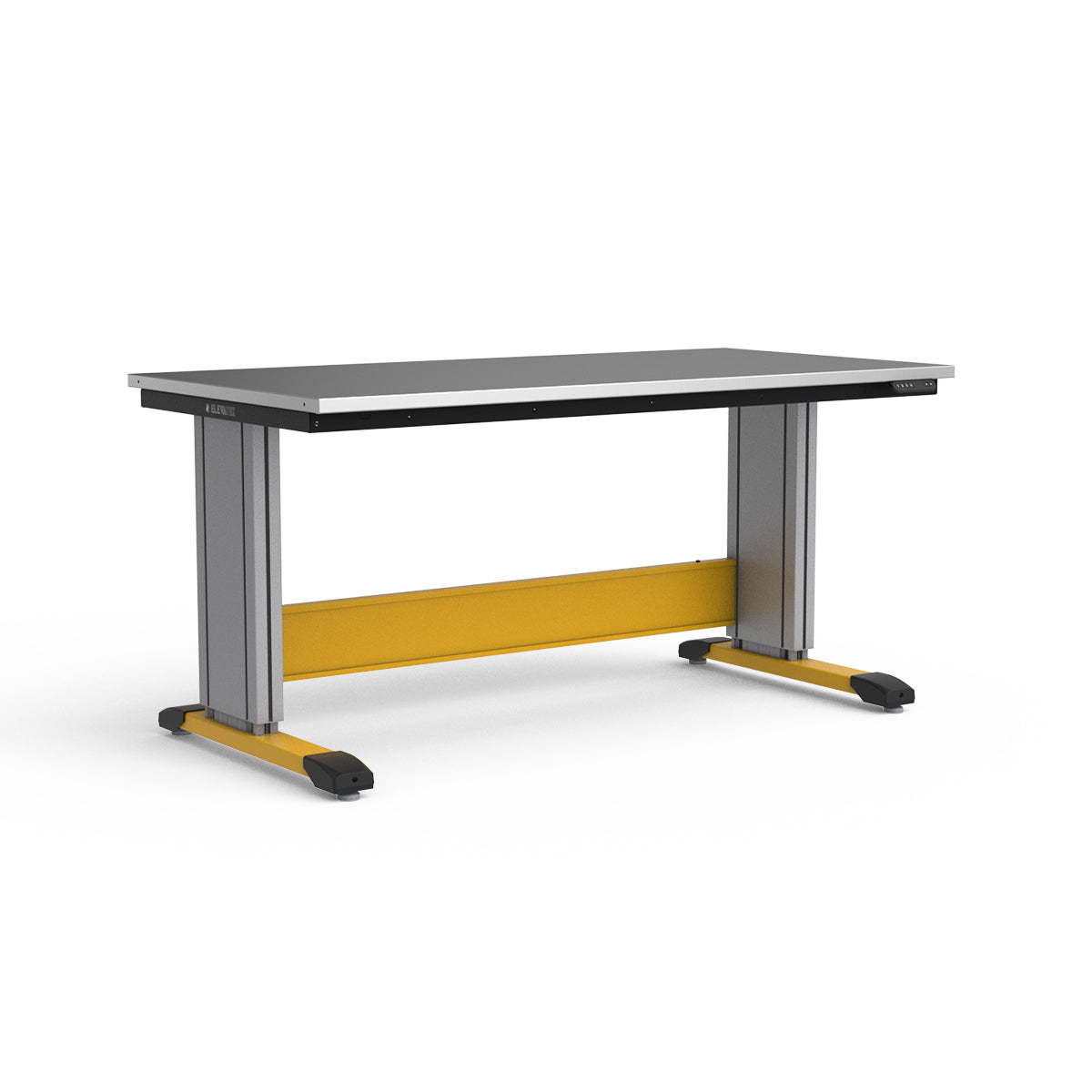 Adjustable Height Workbench - Stainless Steel Top