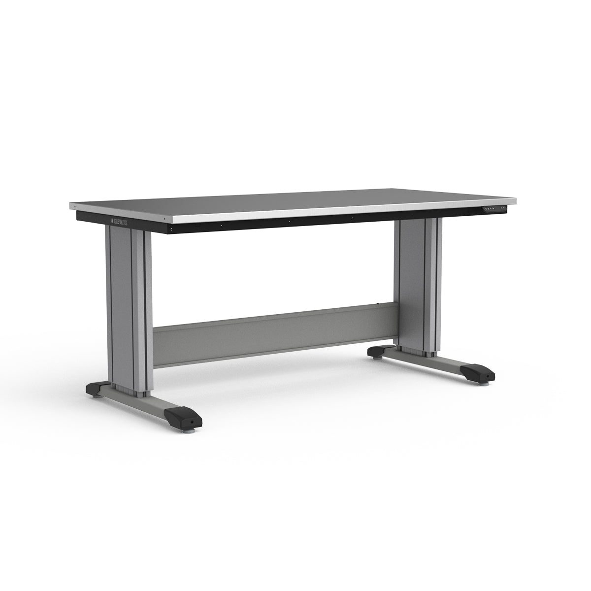 Adjustable Height Workbench - Stainless Steel Top