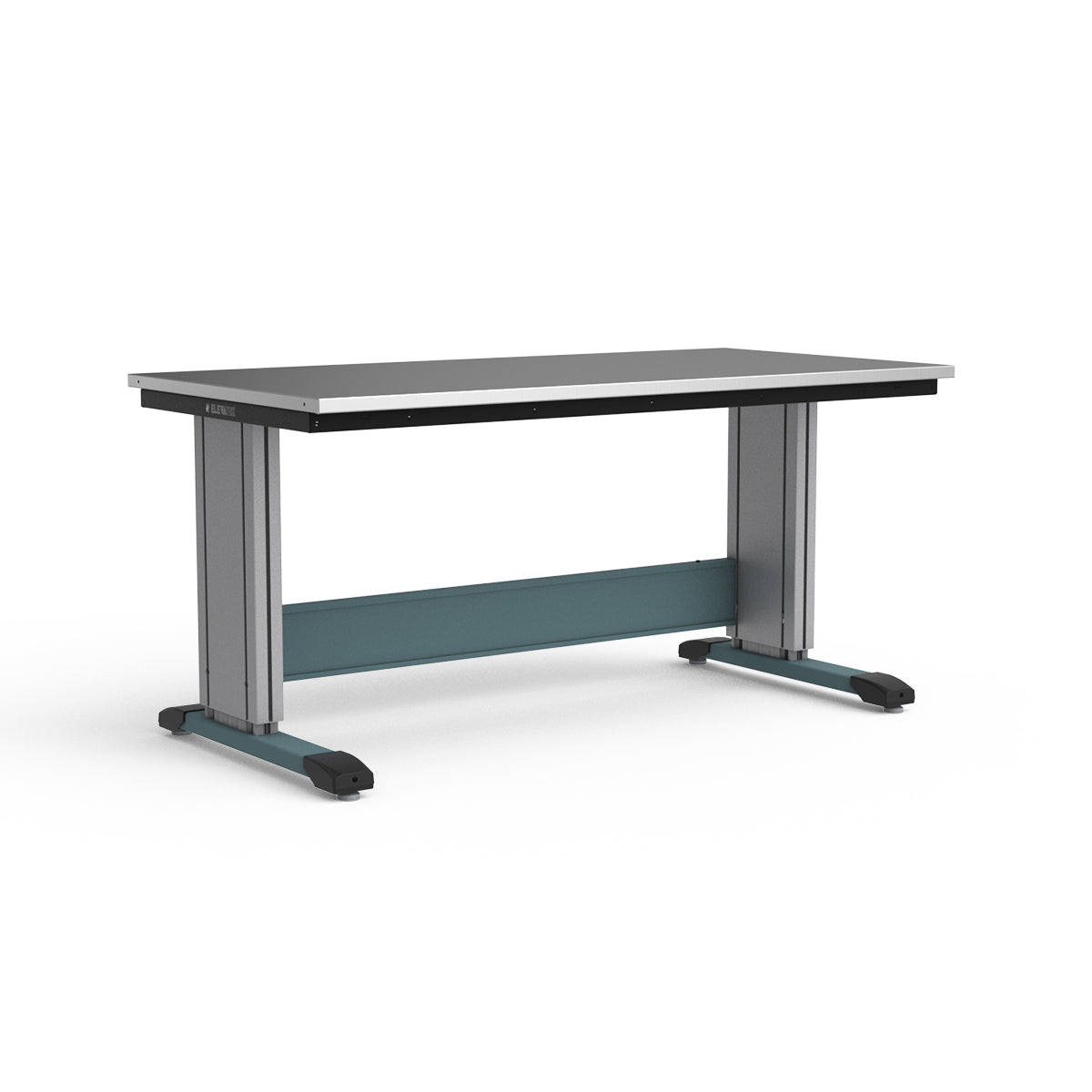 Adjustable Height Workbench - Stainless Steel Top