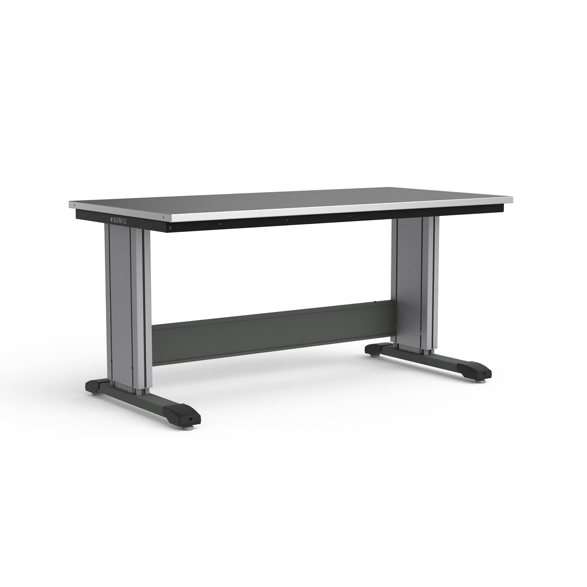 Adjustable Height Workbench - Stainless Steel Top