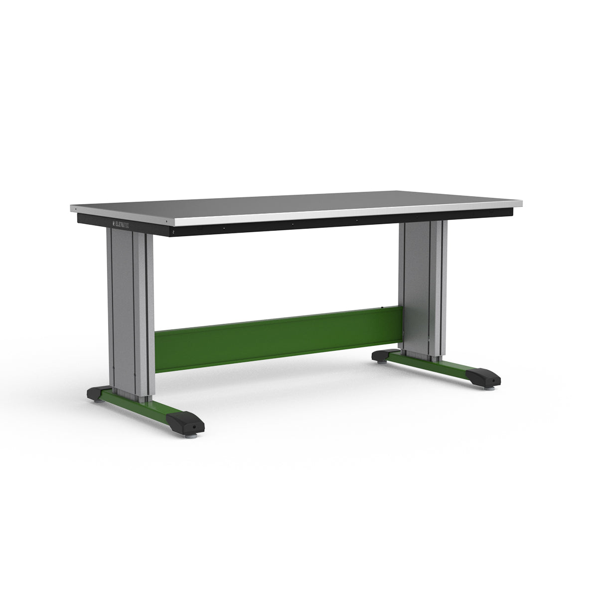 Adjustable Height Workbench - Stainless Steel Top