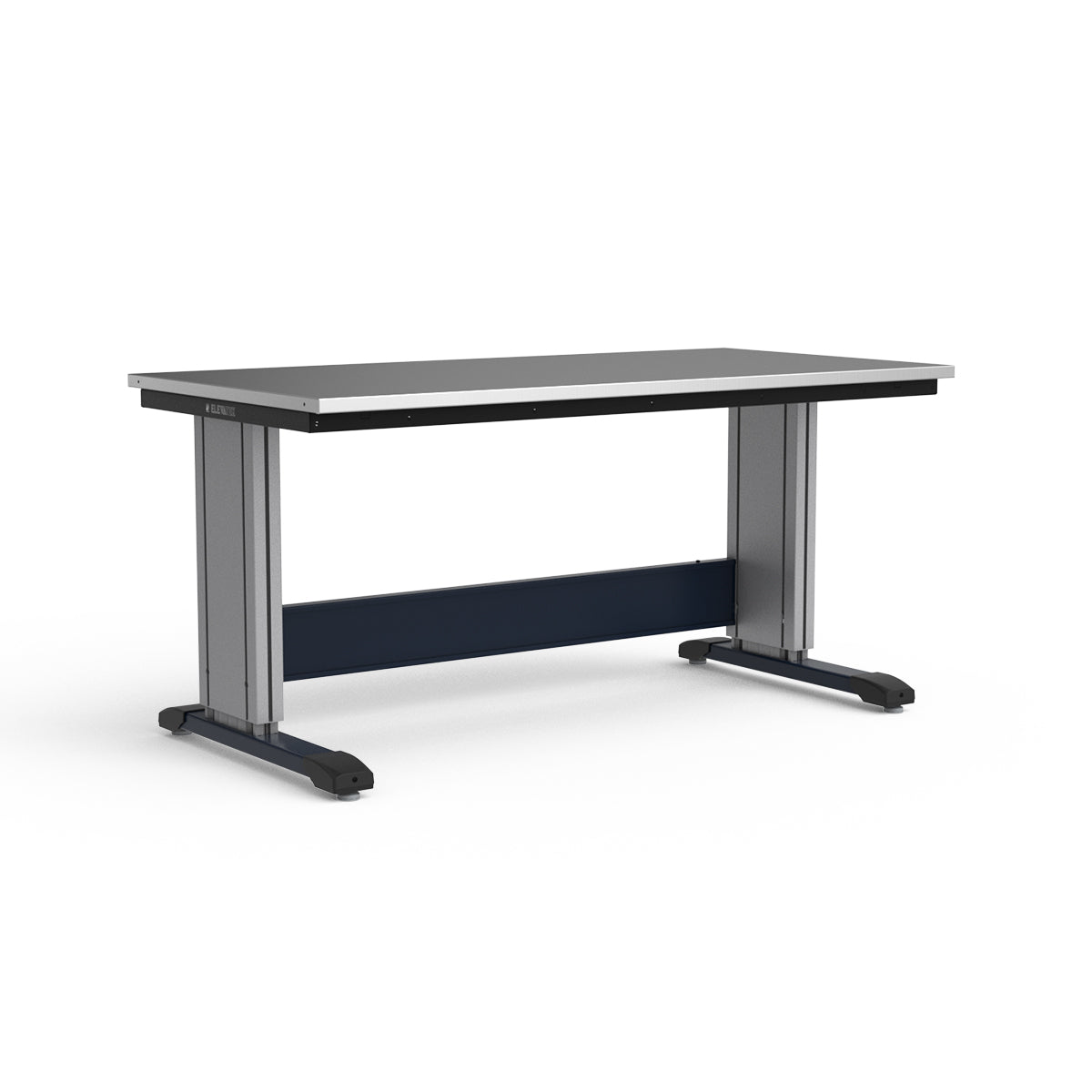 Adjustable Height Workbench - Stainless Steel Top