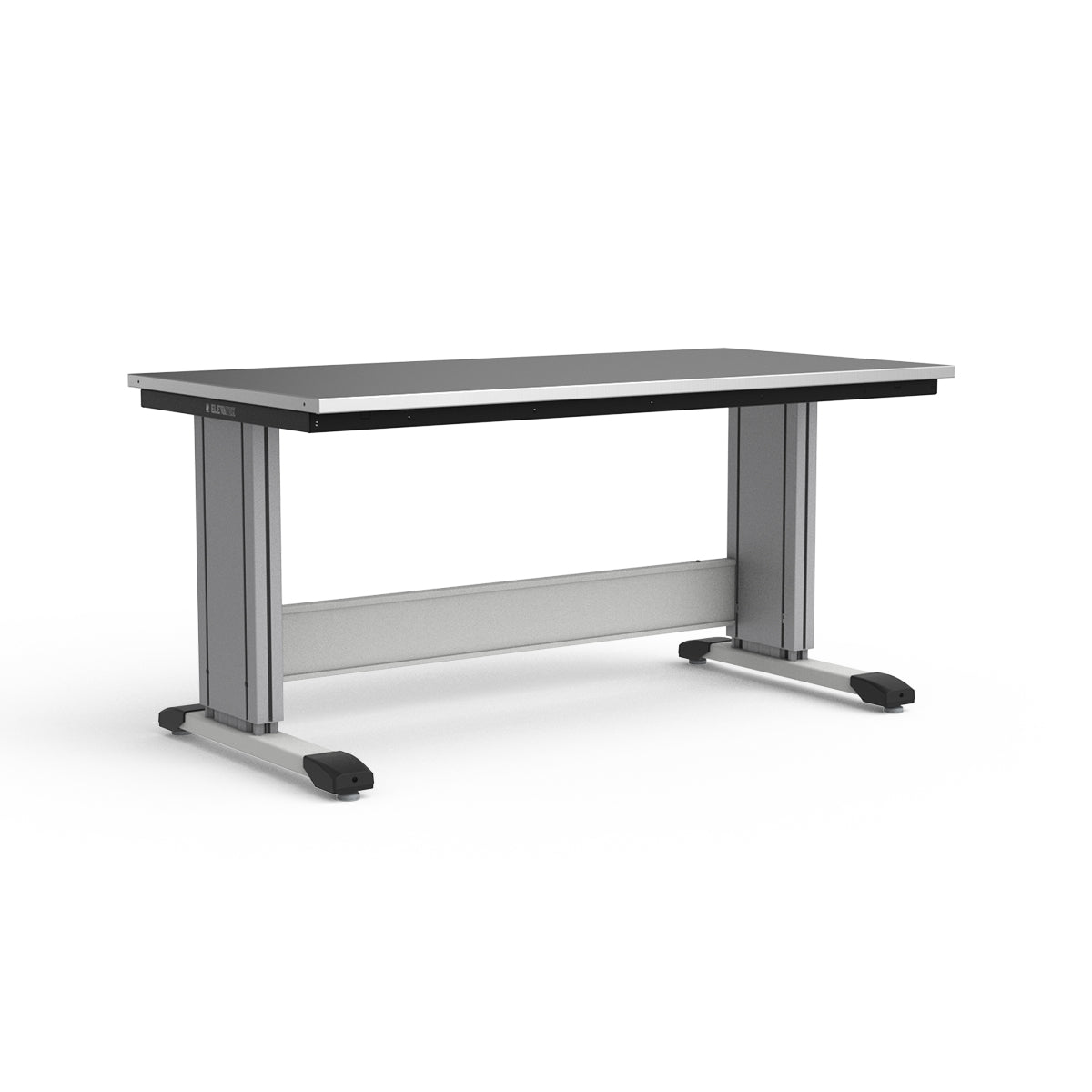 Adjustable Height Workbench - Stainless Steel Top