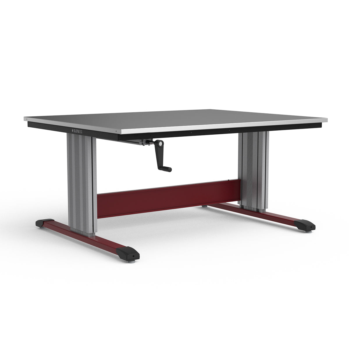 Adjustable Height Workbench - Stainless Steel Top