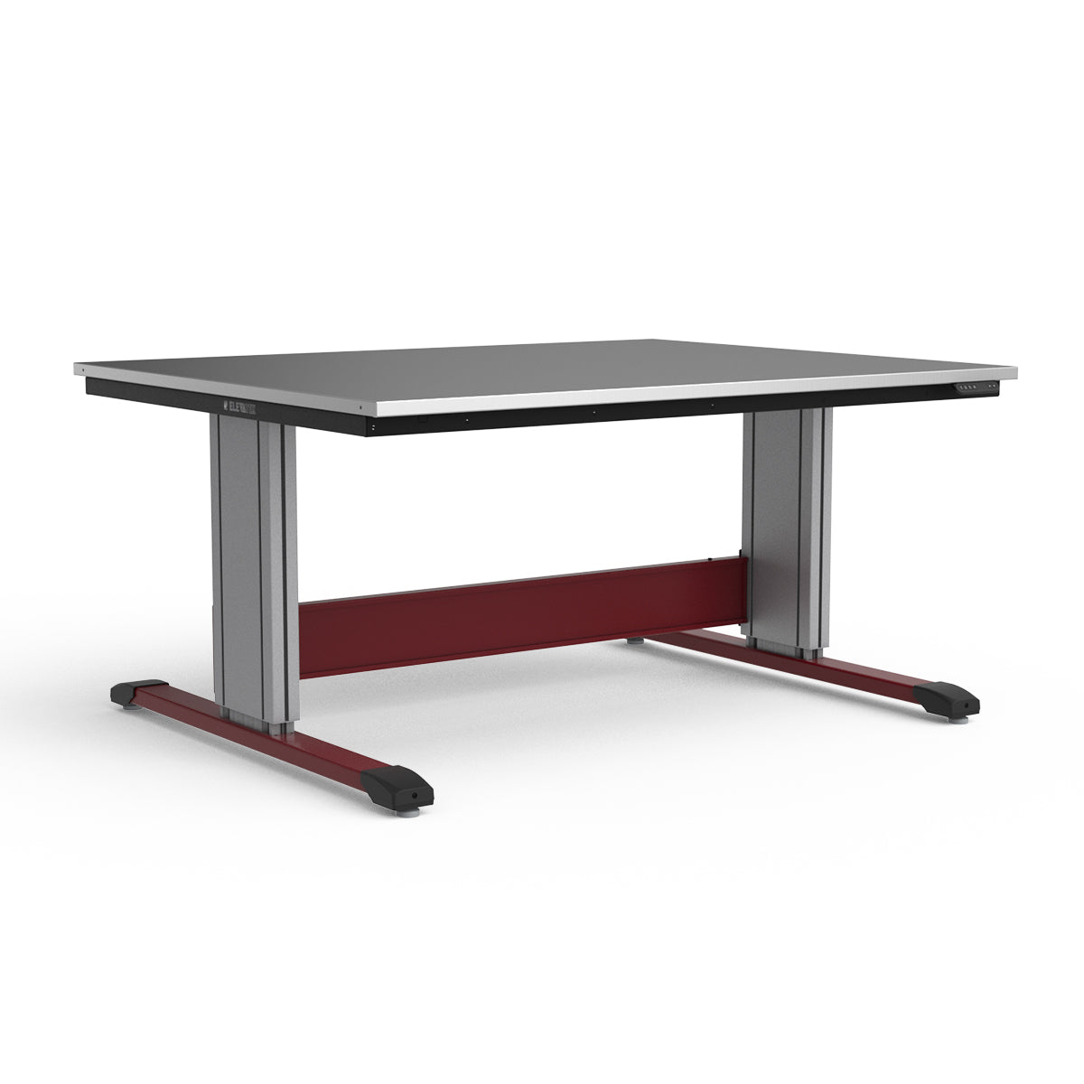 Adjustable Height Workbench - Stainless Steel Top