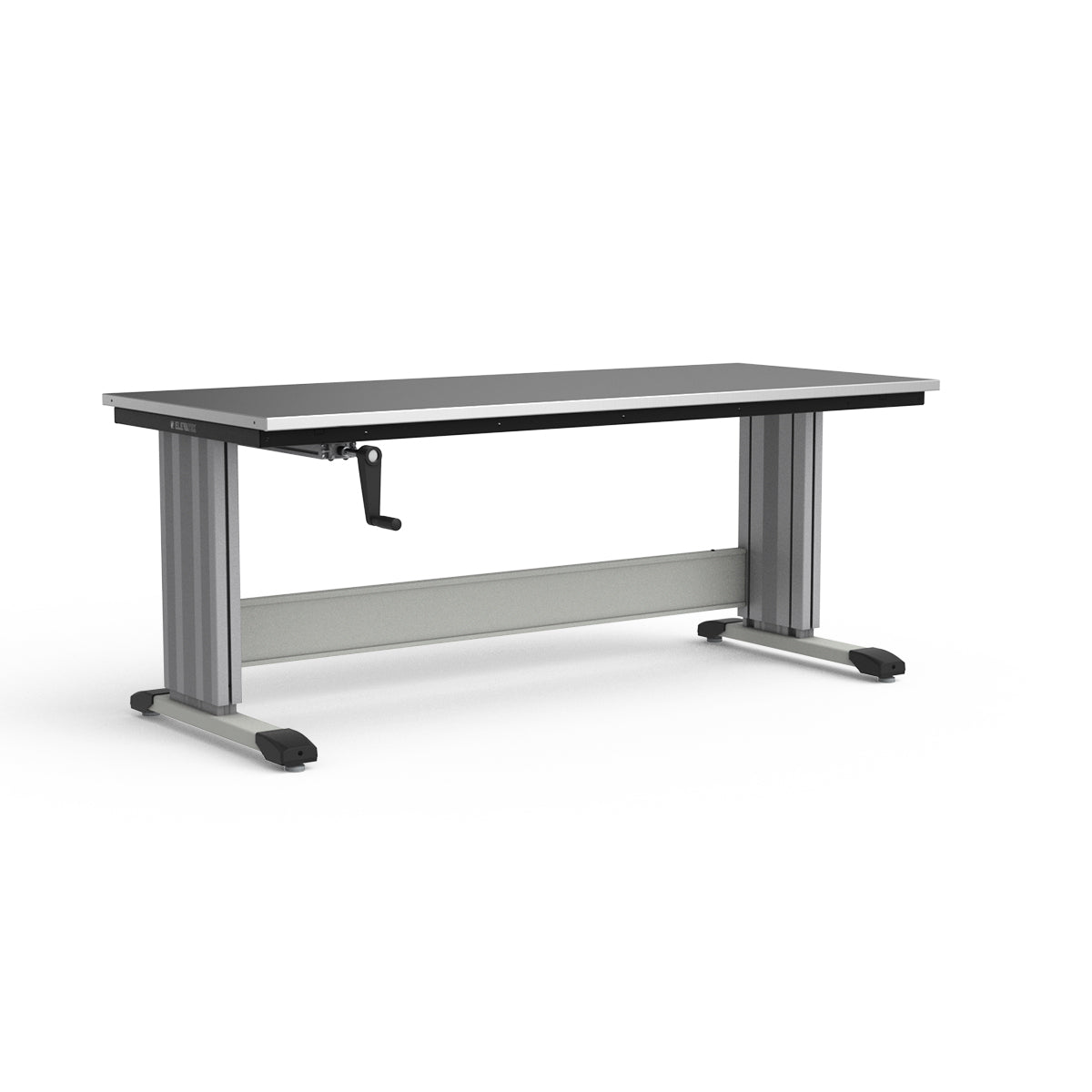 Adjustable Height Workbench - Stainless Steel Top