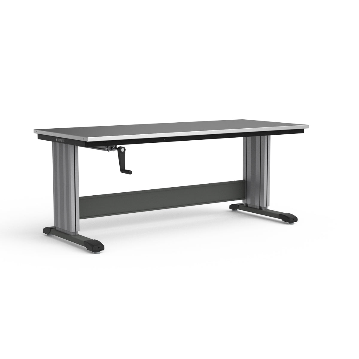 Adjustable Height Workbench - Stainless Steel Top