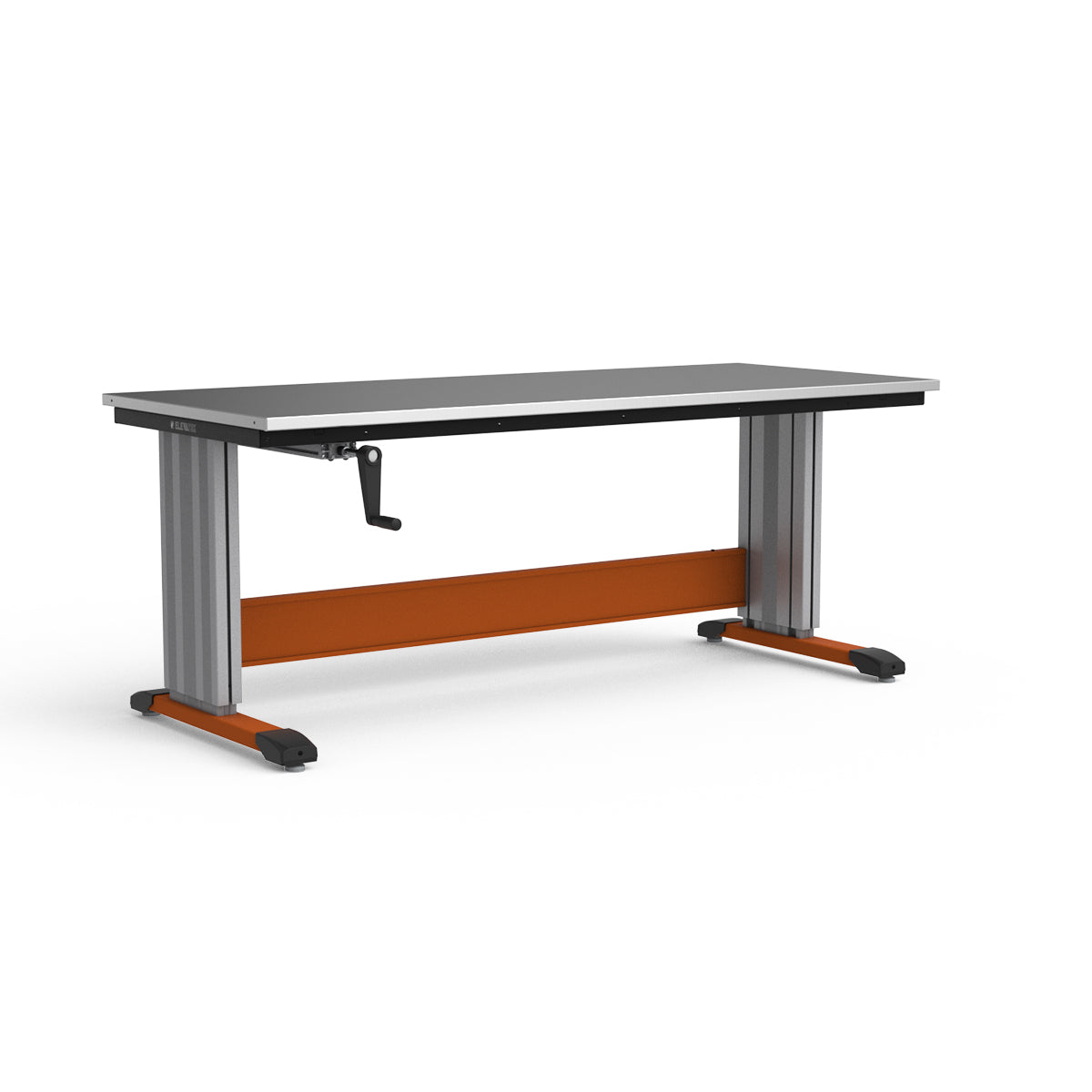 Adjustable Height Workbench - Stainless Steel Top