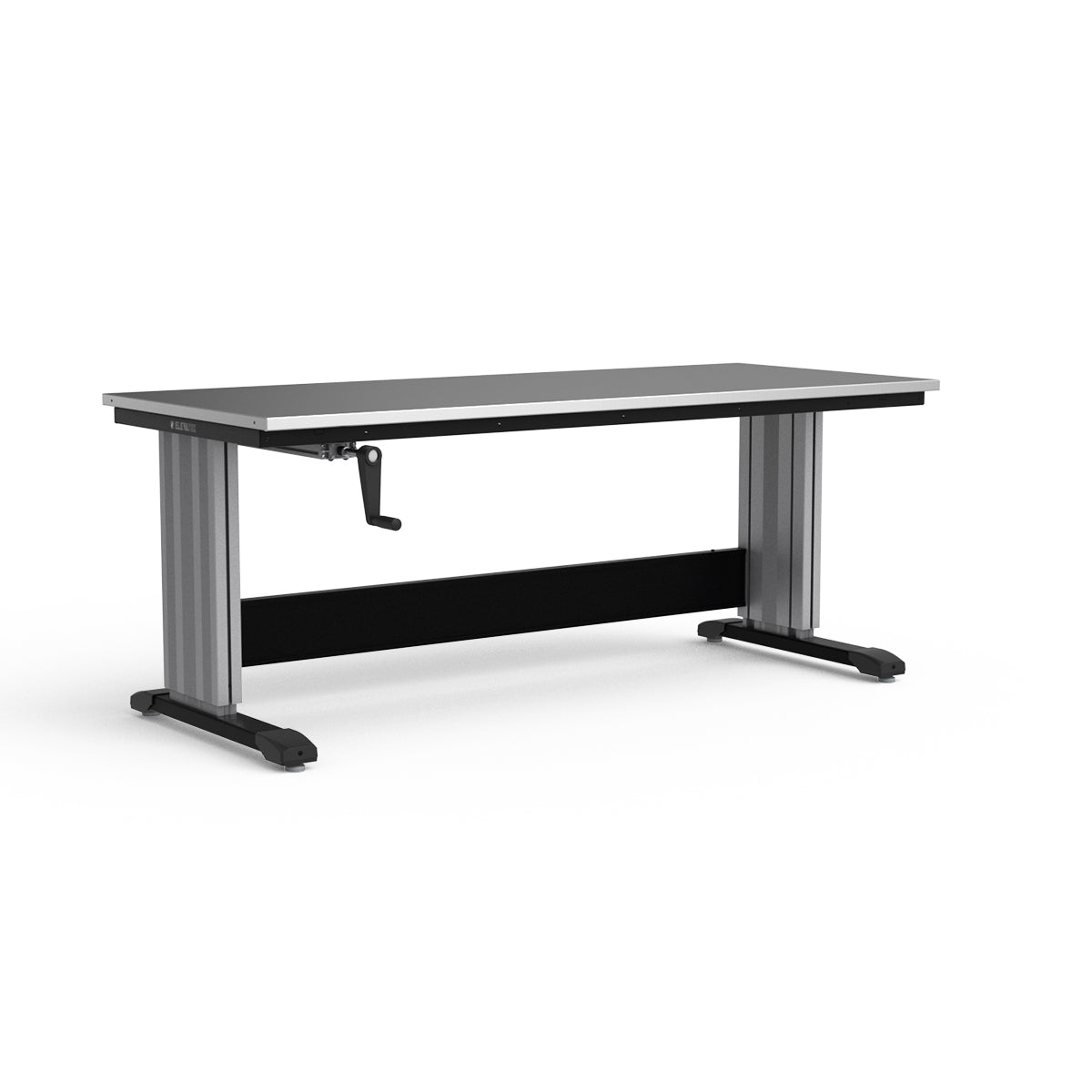 Adjustable Height Workbench - Stainless Steel Top
