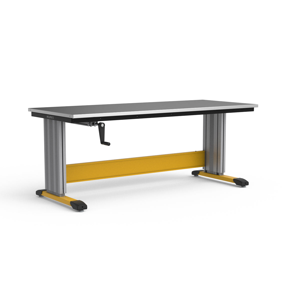 Adjustable Height Workbench - Stainless Steel Top