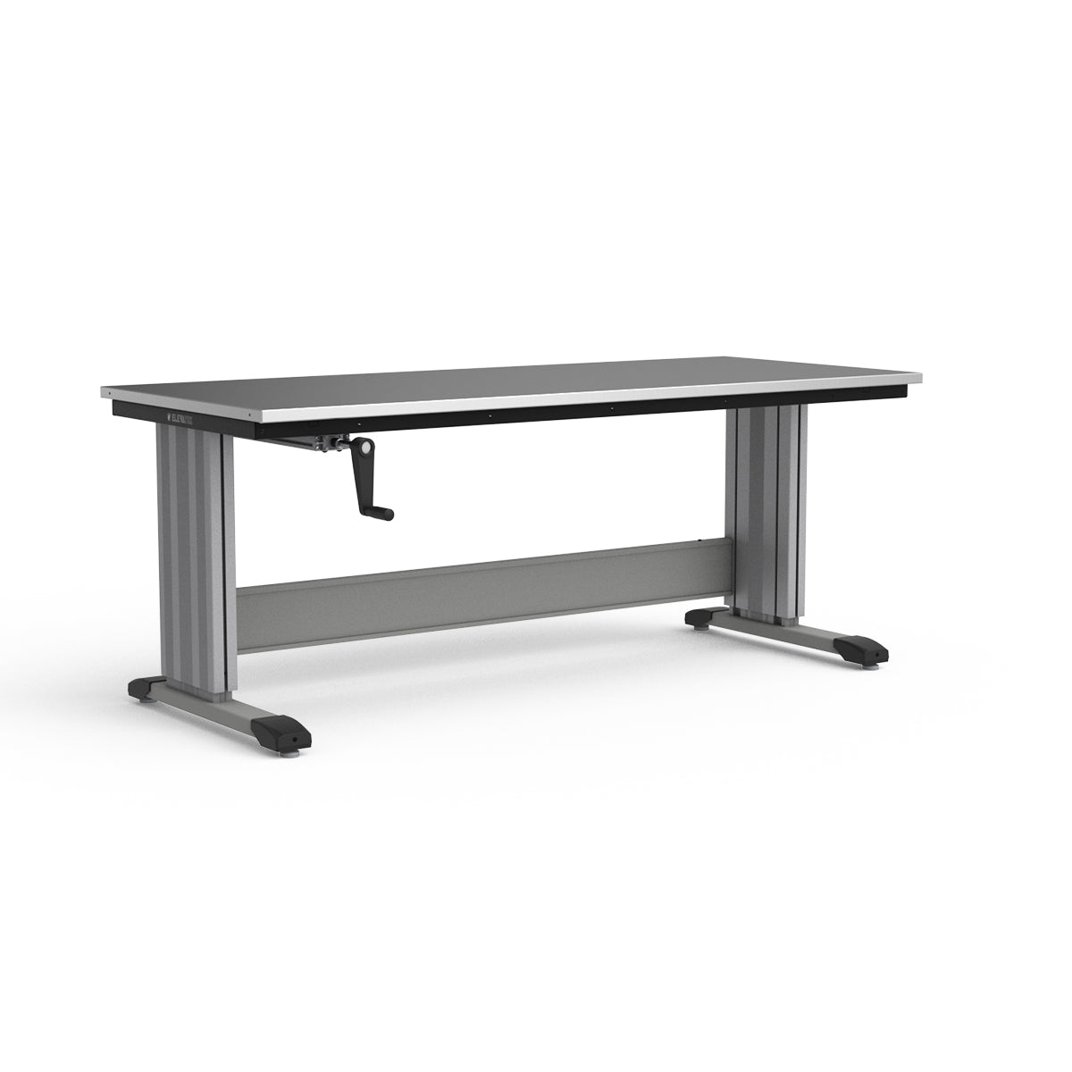 Adjustable Height Workbench - Stainless Steel Top