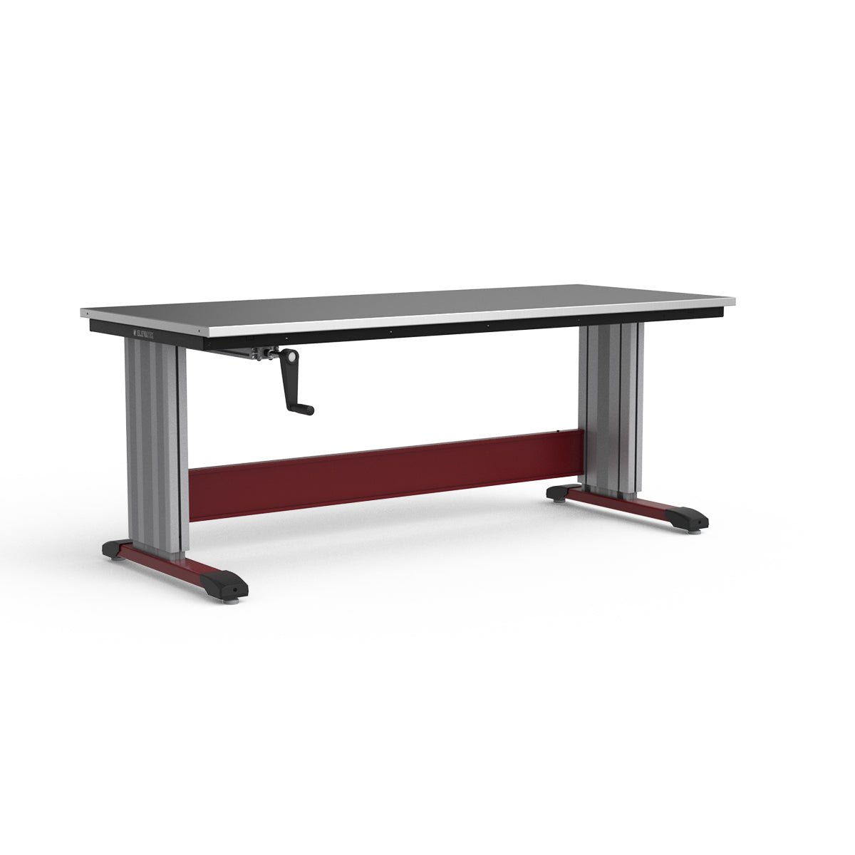 Adjustable Height Workbench - Stainless Steel Top