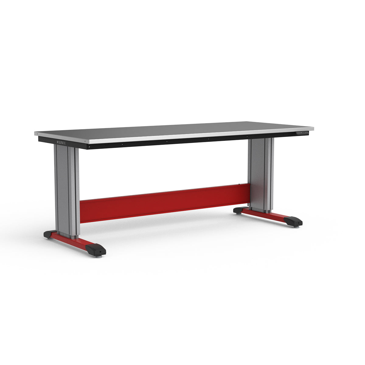 Adjustable Height Workbench - Stainless Steel Top