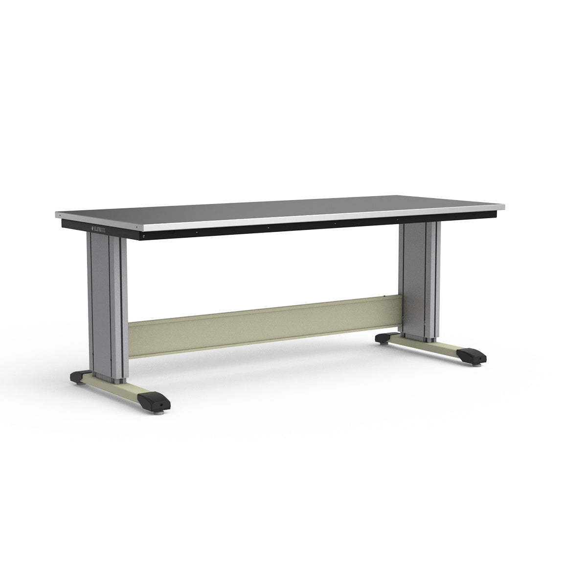 Adjustable Height Workbench - Stainless Steel Top