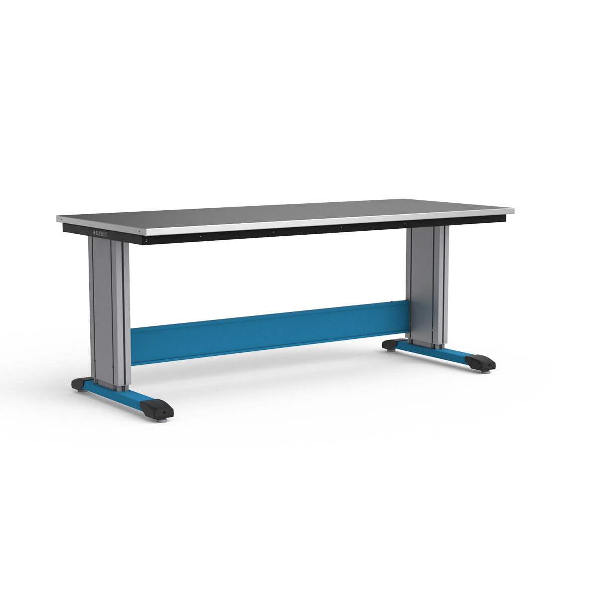Adjustable Height Workbench - Stainless Steel Top