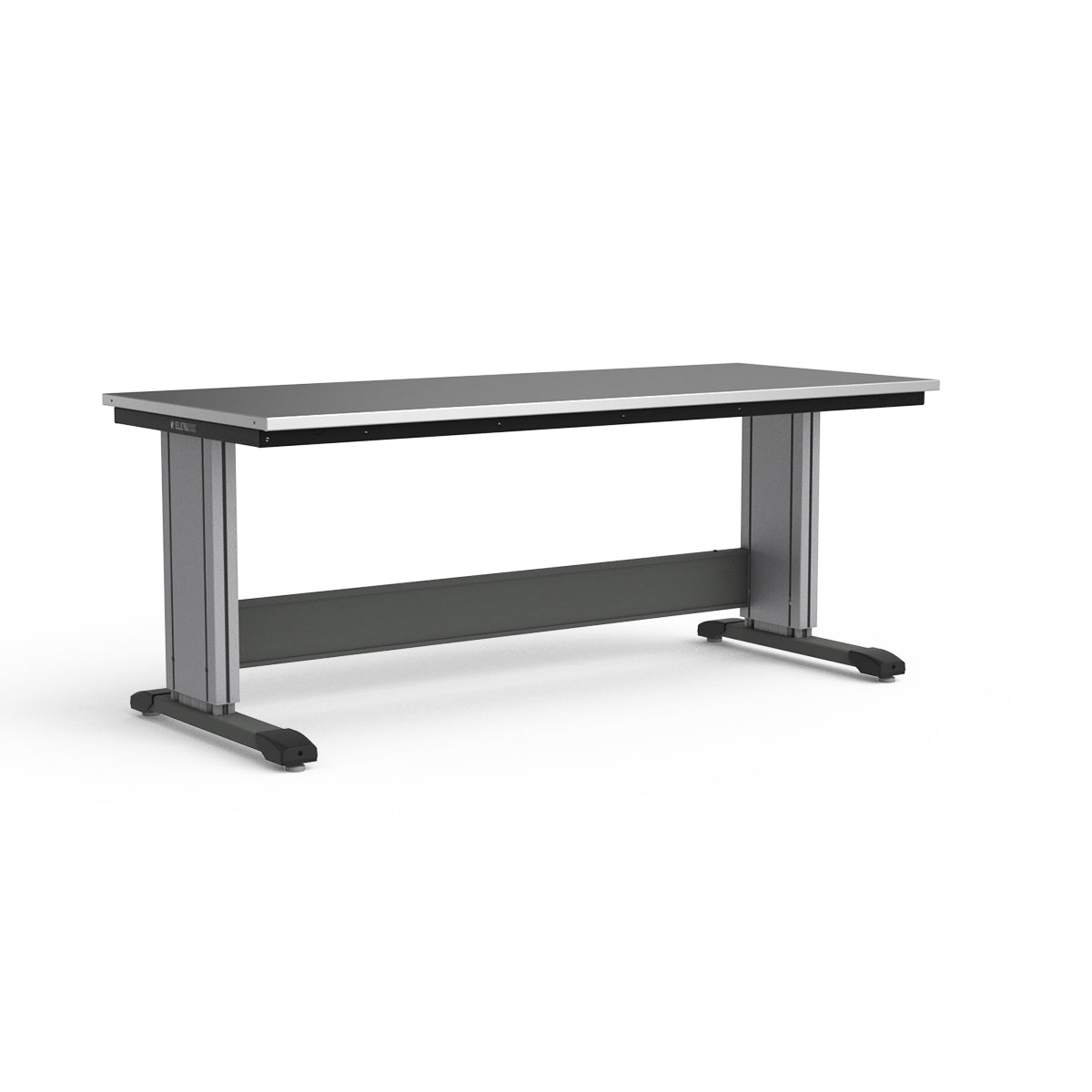 Adjustable Height Workbench - Stainless Steel Top